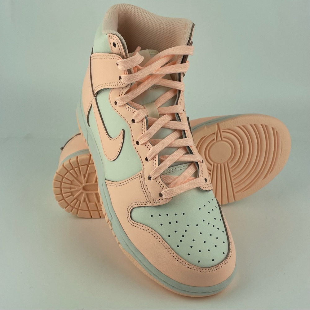 Nike Dunk High Sail Crimson Tint and White, Womens Size 7